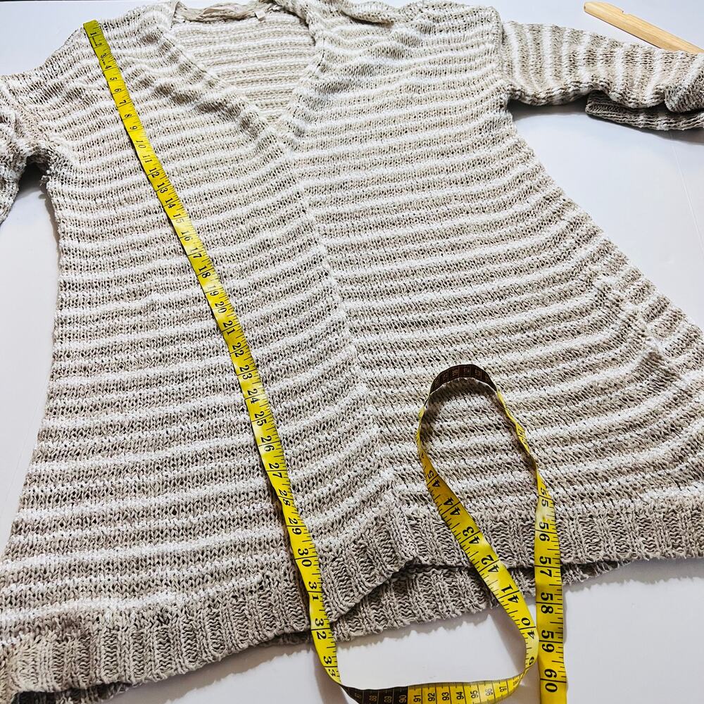 Soft Surroundings Lucie Open Front Knit Cardigan Size Large - Picture 8 of 9